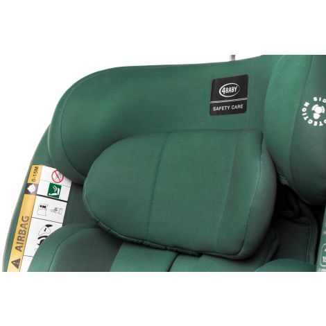 4Baby Enzo-Fix - fotelik samochodowy 40-150 cm | Dark Green - 15